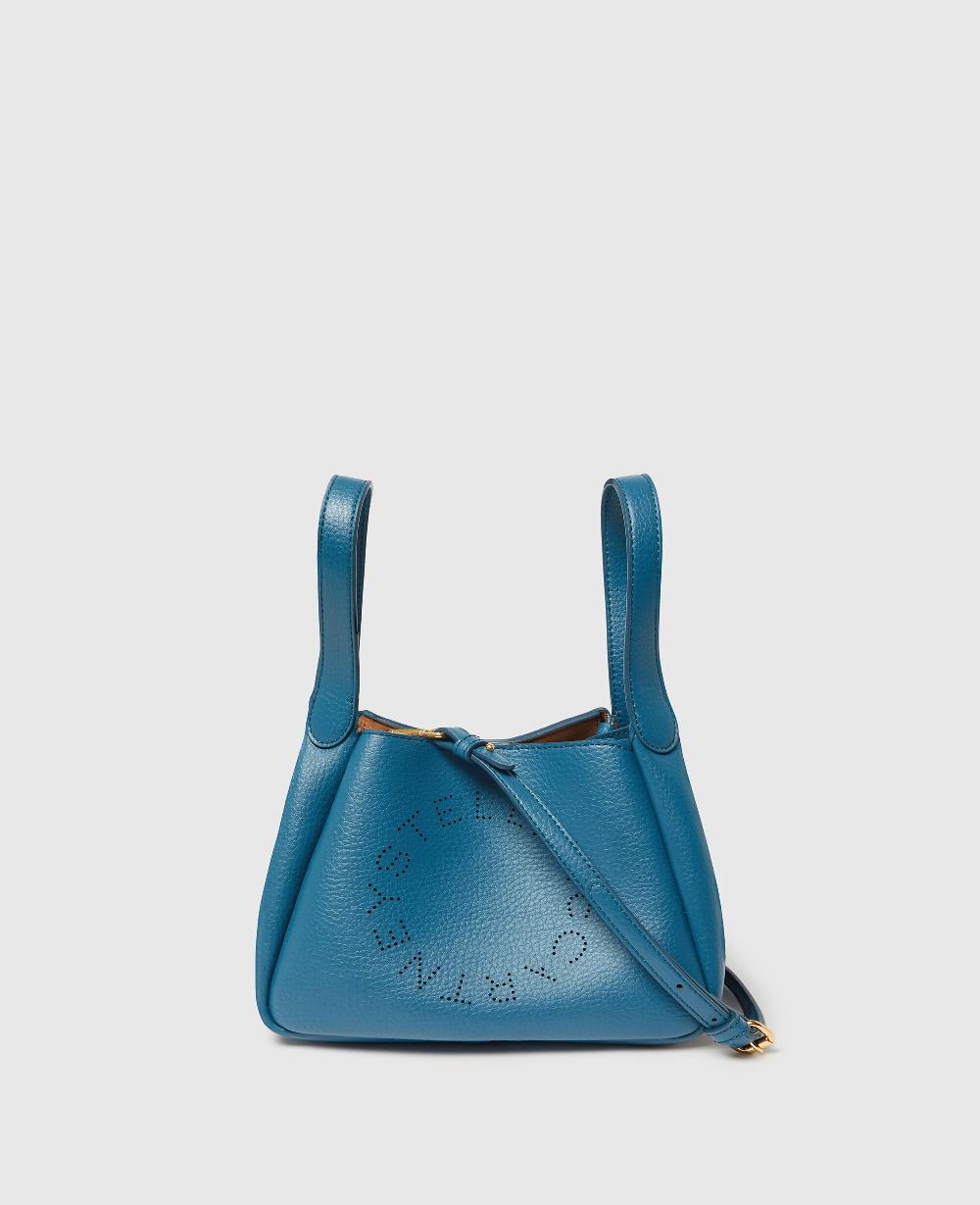 stella Logo Double Top Handle Crossbody Bag