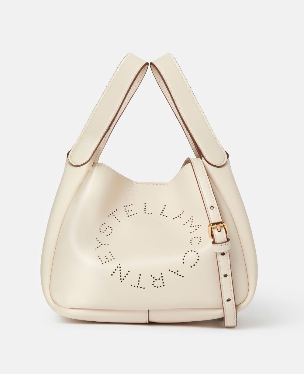 stella Logo Double Top Handle Crossbody Bag