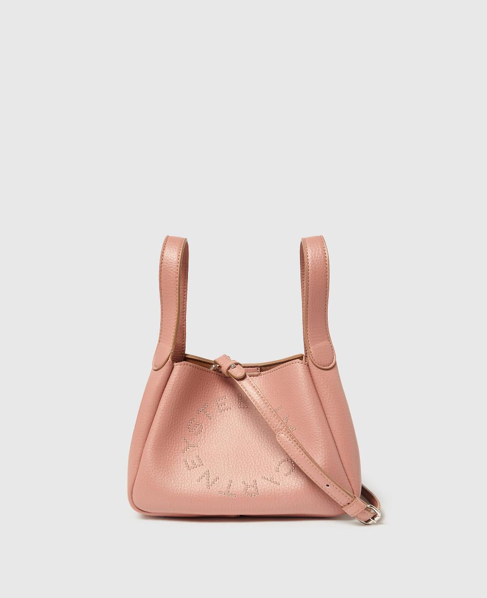 stella Logo Double Top Handle Crossbody Bag