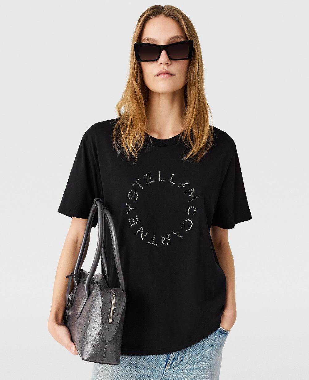 Stella Logo-Embroidered Boyfriend T-Shirt
