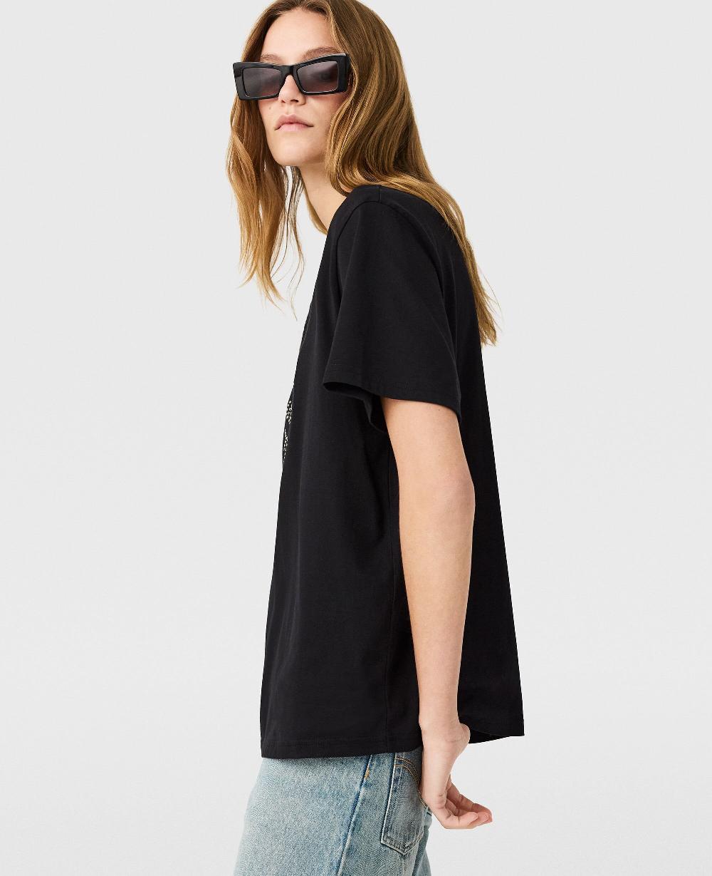 Stella Logo-Embroidered Boyfriend T-Shirt
