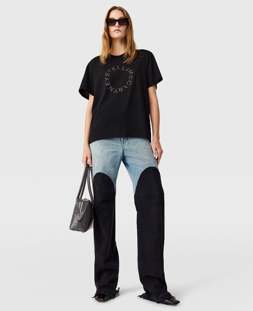 Stella Logo-Embroidered Boyfriend T-Shirt