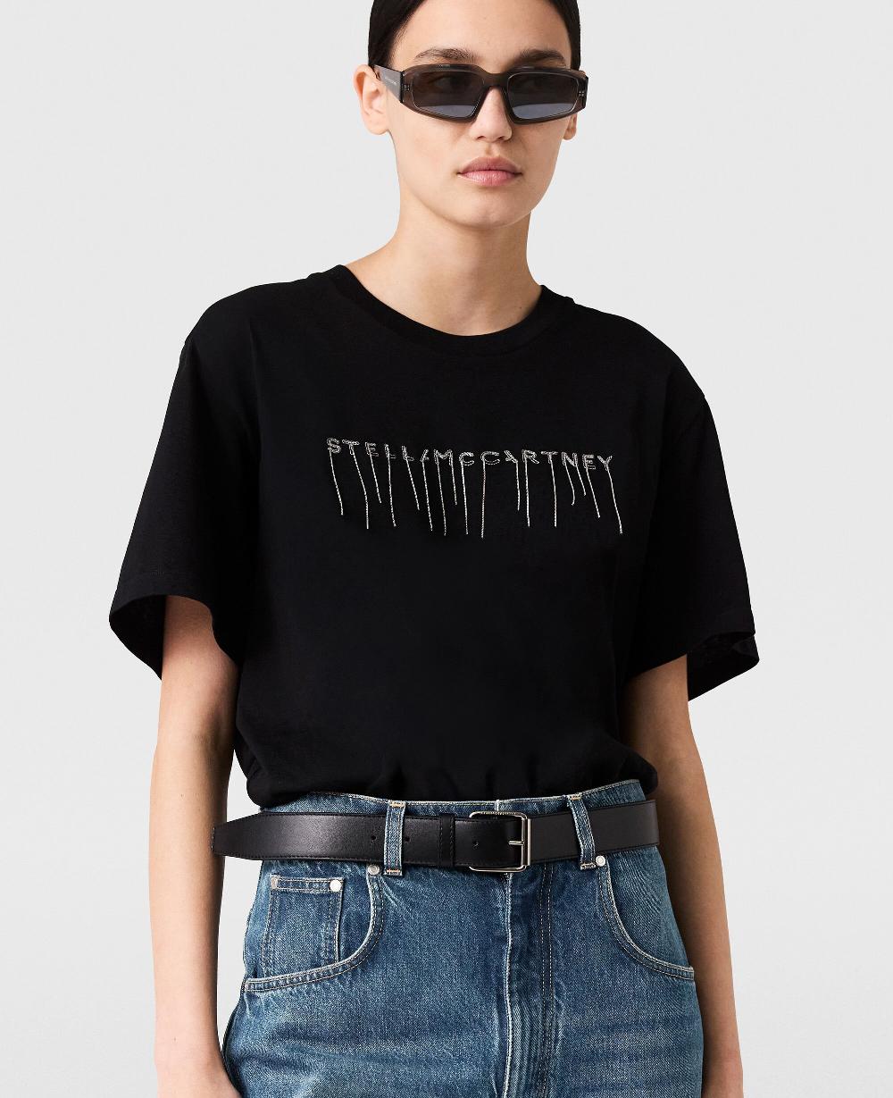 Stella Logo-Embroidered Crewneck T-Shirt