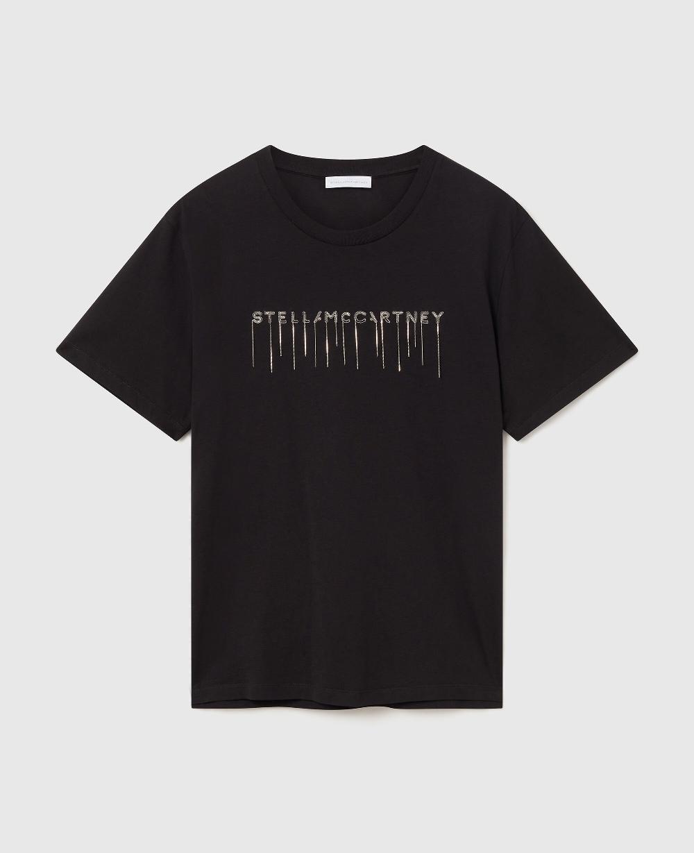 stella Logo-Embroidered Crewneck T-Shirt