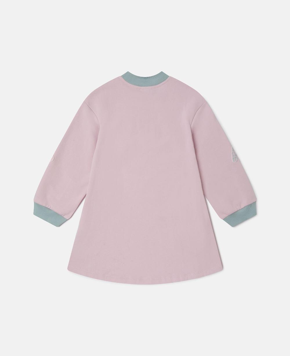 Stella Logo Embroidery Sweatshirt Dress