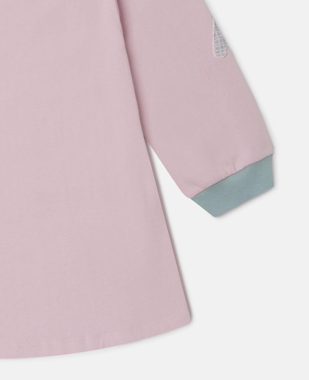 Stella Logo Embroidery Sweatshirt Dress