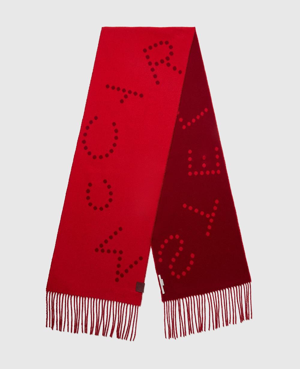 stella Logo Fringe Scarf