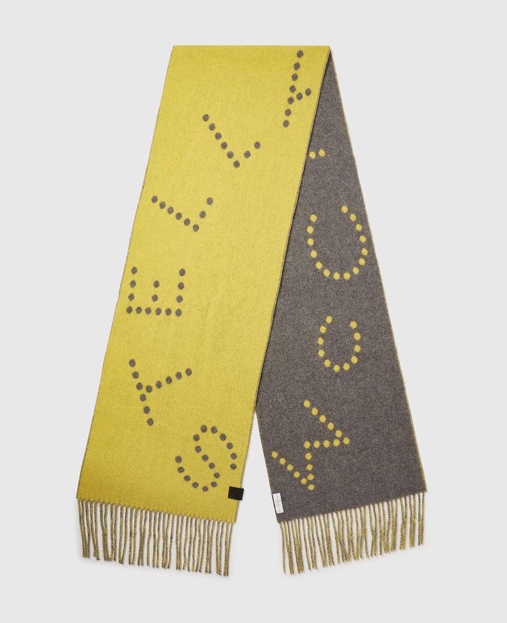 stella Logo Fringe Scarf