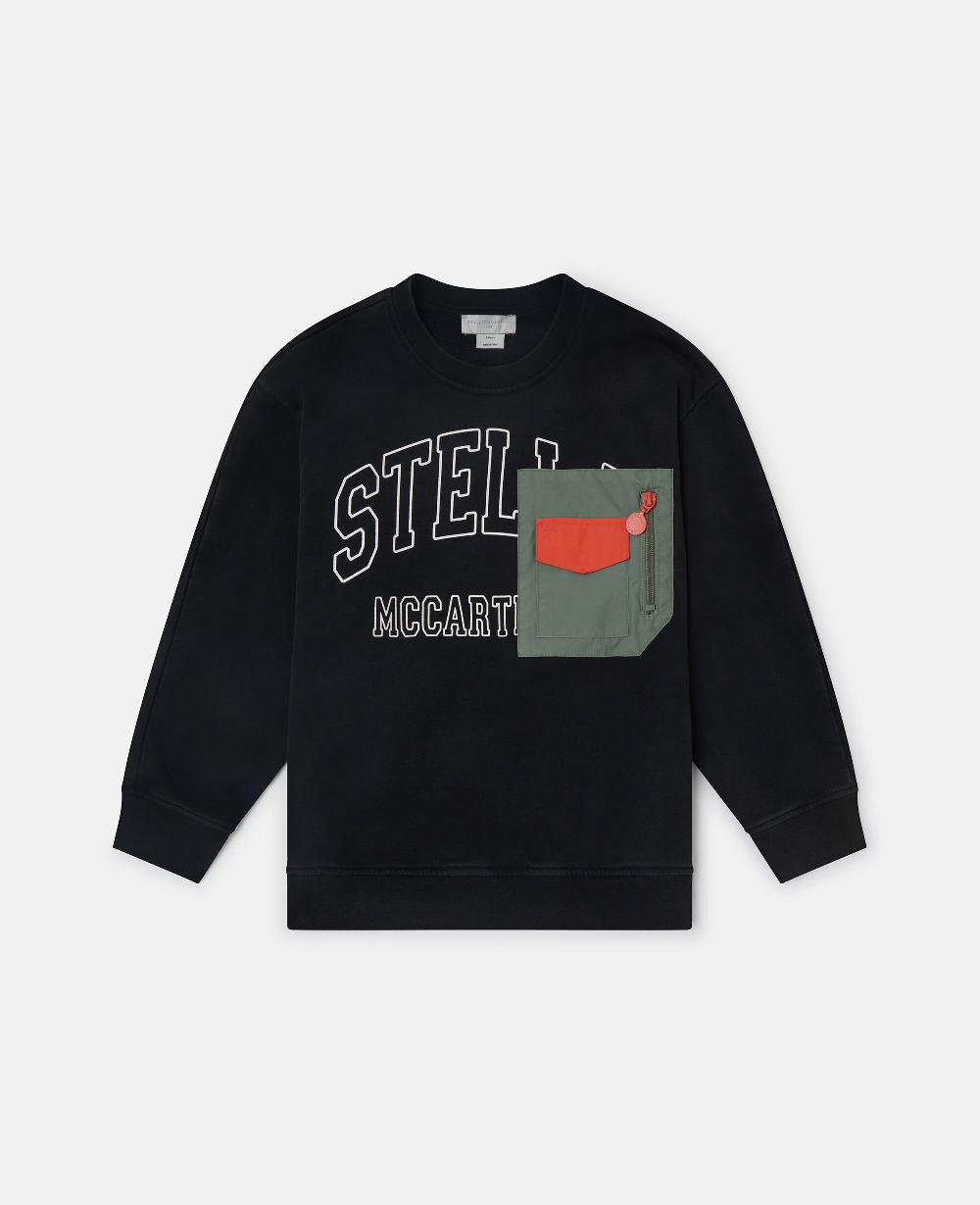 stella Logo Graphic Crewneck Sweatshirt