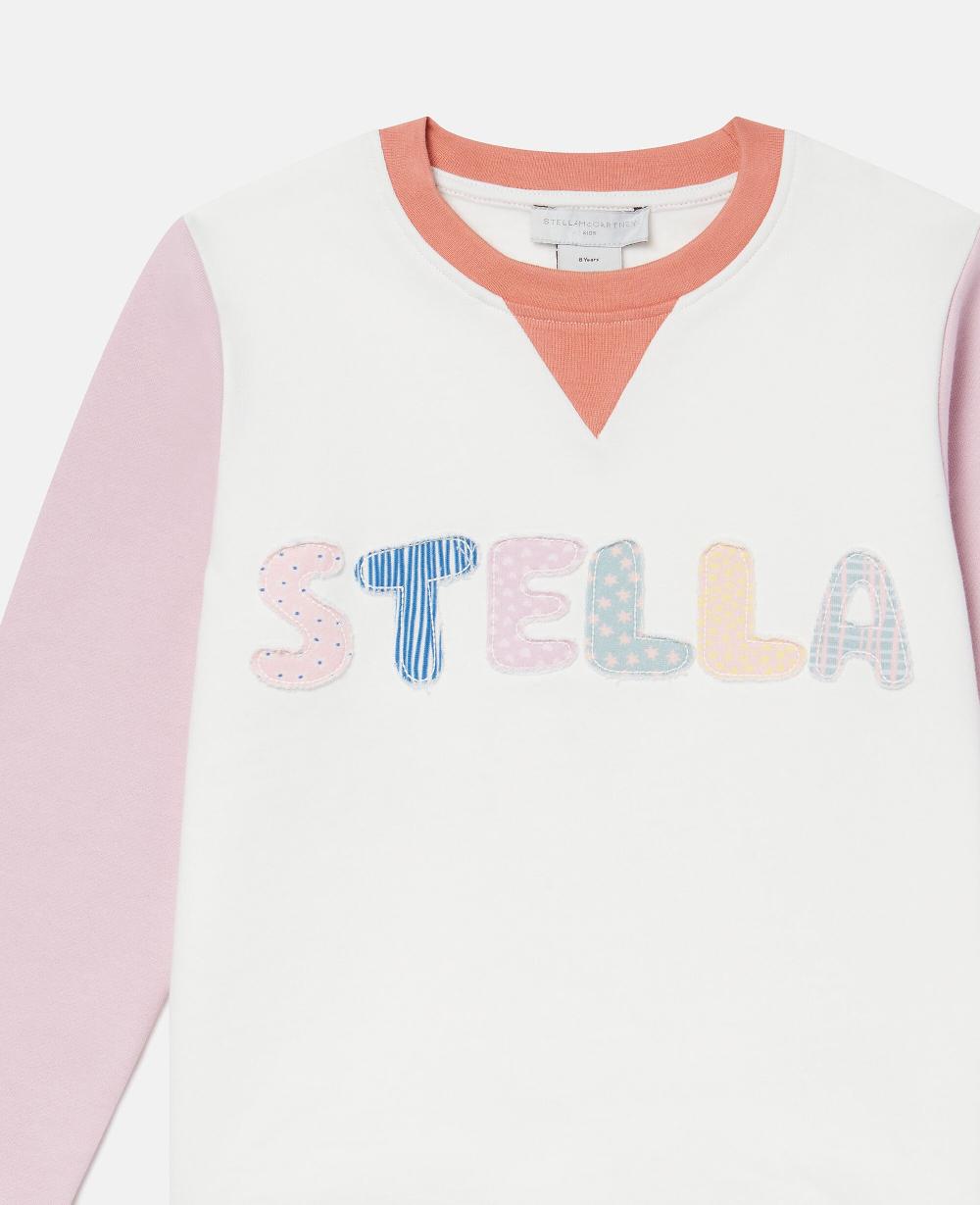 Stella Logo Graphic Embroidered Sweatshirt