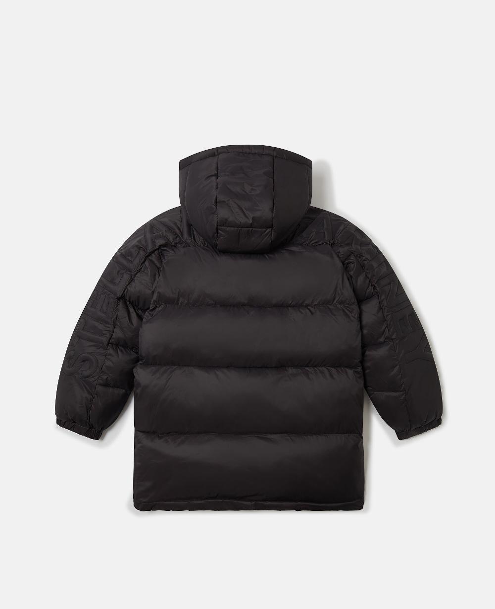 Stella Logo Graphic Hooded Puffer Coat