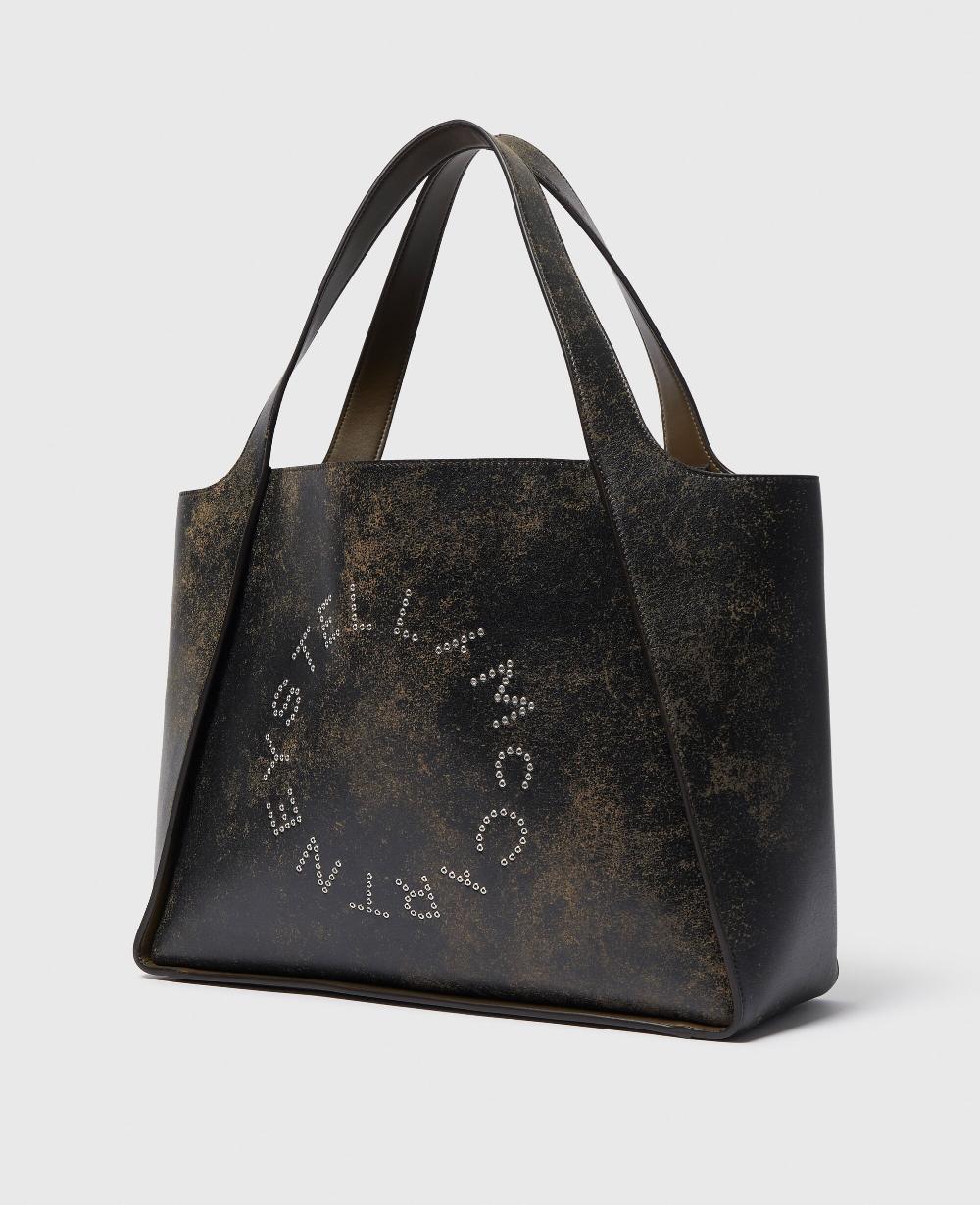 Stella Logo Large Aged Tote Bag