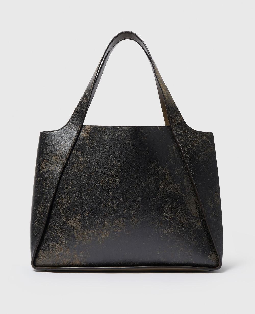 Stella Logo Large Aged Tote Bag