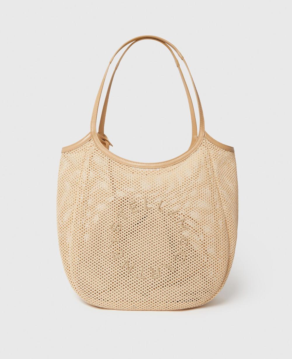 stella Logo Mesh Hobo Bag
