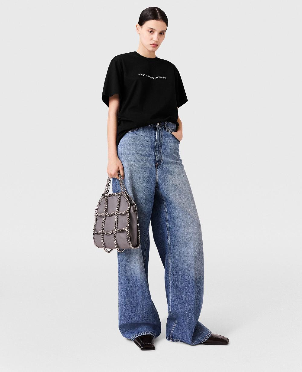 Stella Logo Oversized Cotton T-Shirt