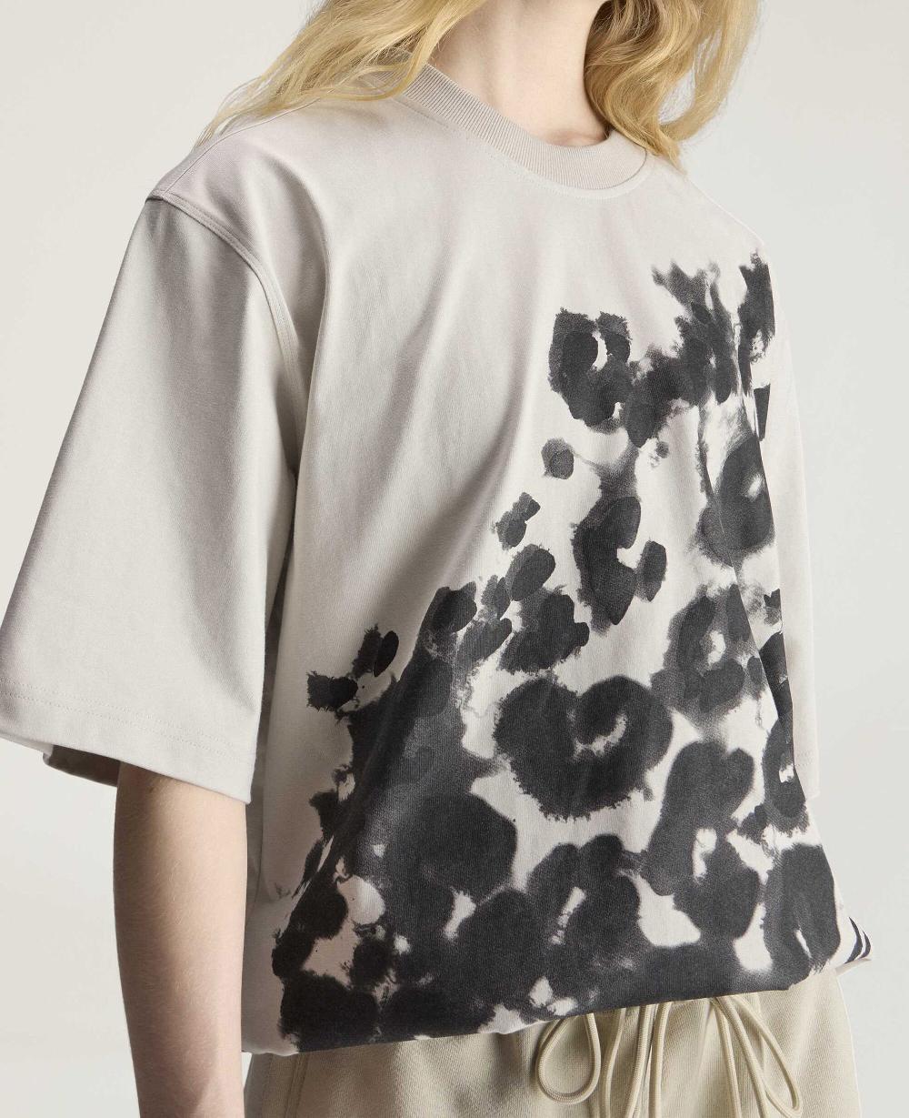 Stella Logo Oversized Leopard Print T-Shirt