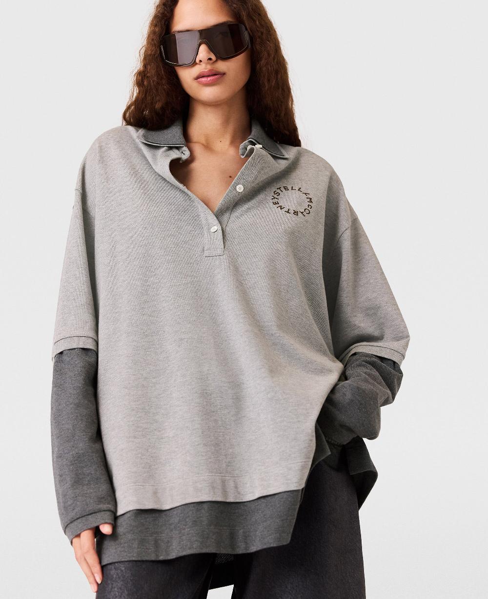 Stella Logo Paneled Rugby Shirt