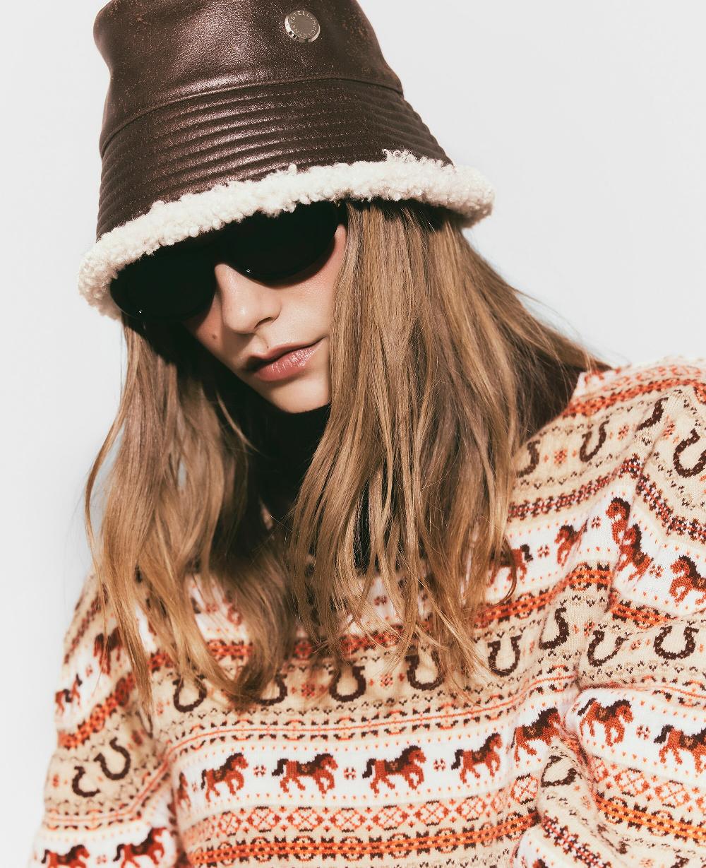 Stella Logo Plush-Lined Bucket Hat