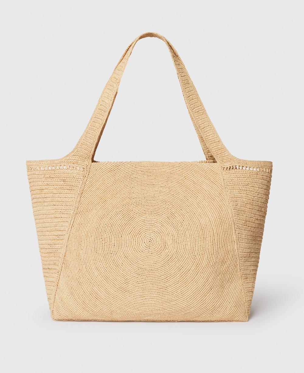 Stella Logo Raffia Large Tote Bag