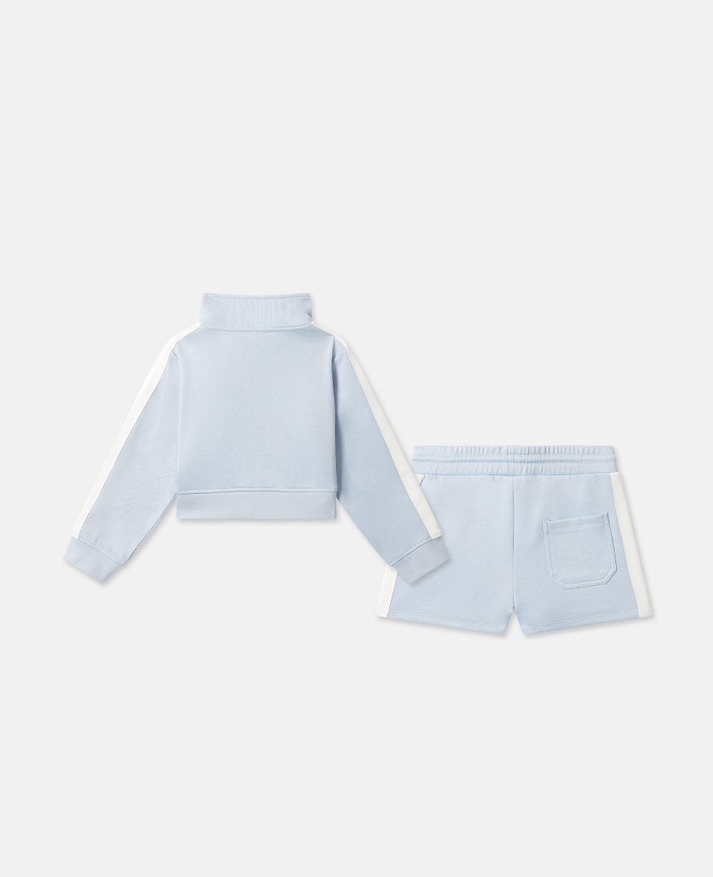 Stella Logo Zipper Sweatshirt And Short Set