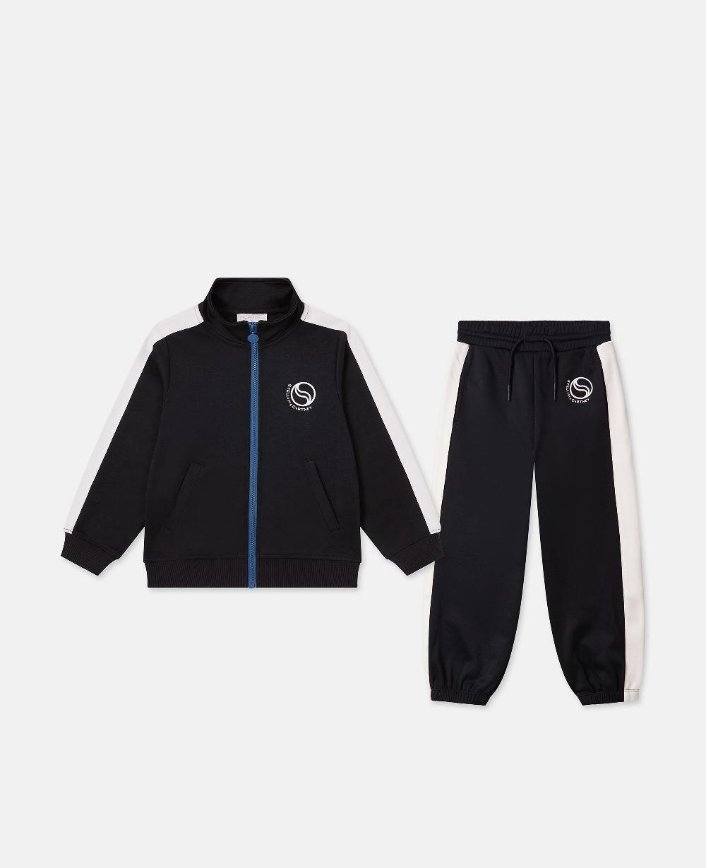 stella Logo Zipper Sweatshirt And Sweatpant Set