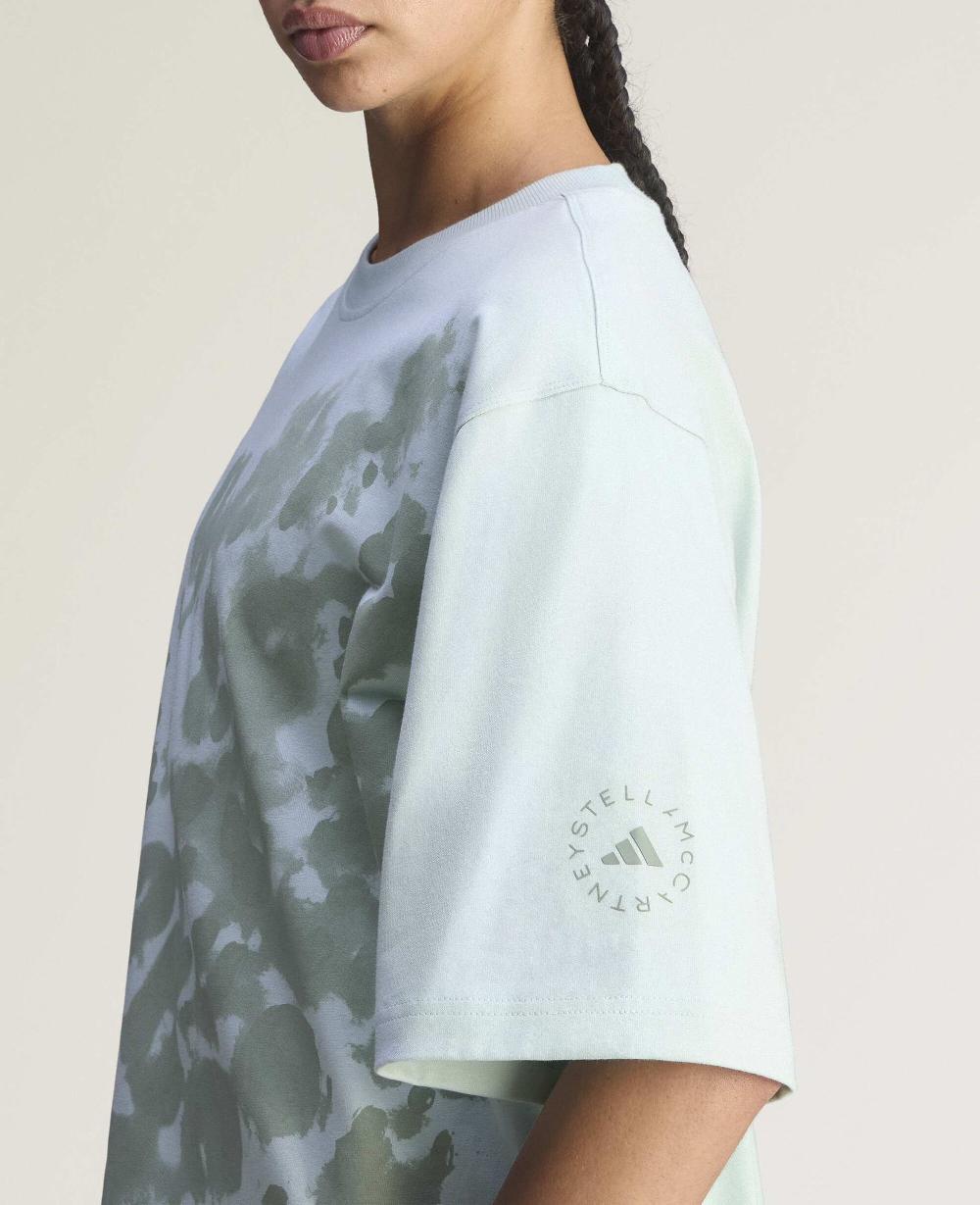 Stella LogoOversized Leopard Print T-Shirt