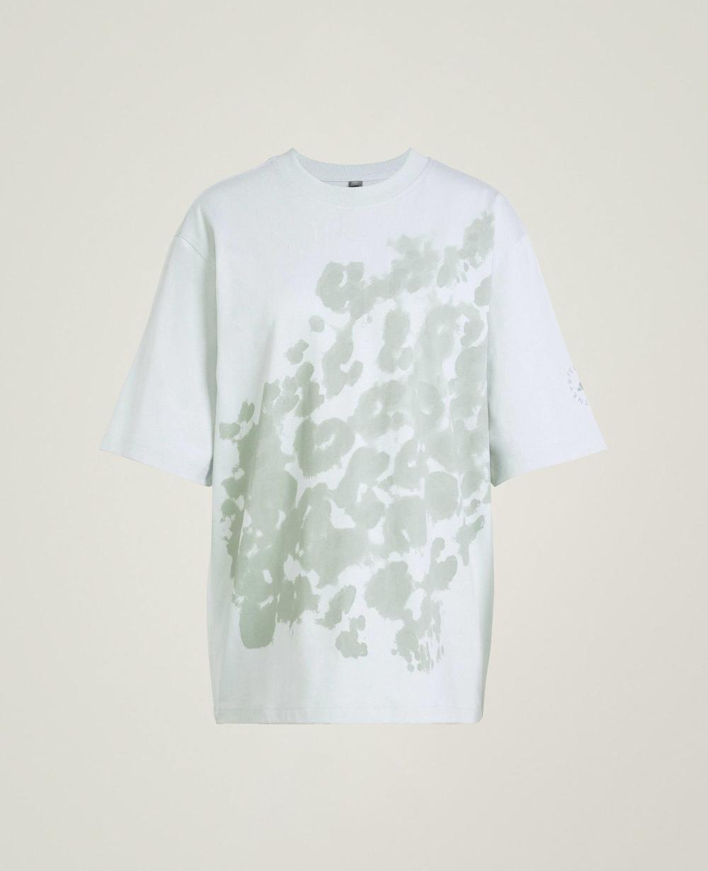 stella LogoOversized Leopard Print T-Shirt