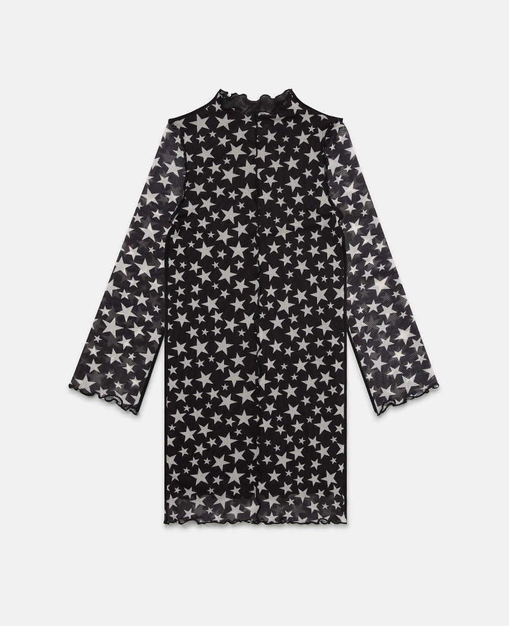 stella Long Sleeve Star Print Dress