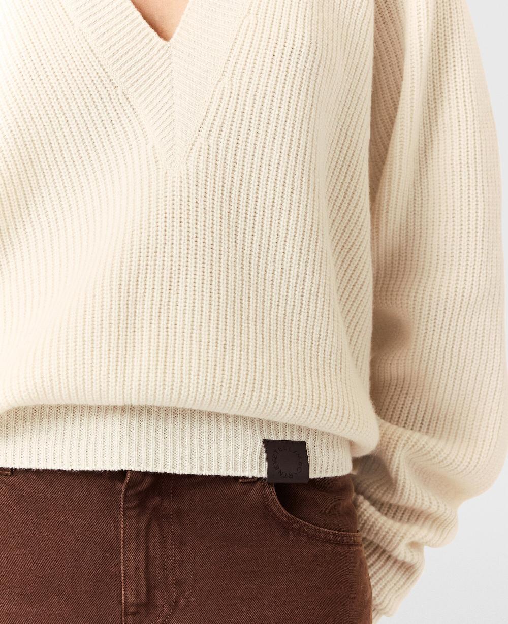 Stella Long-Sleeve V-Neck Sweater