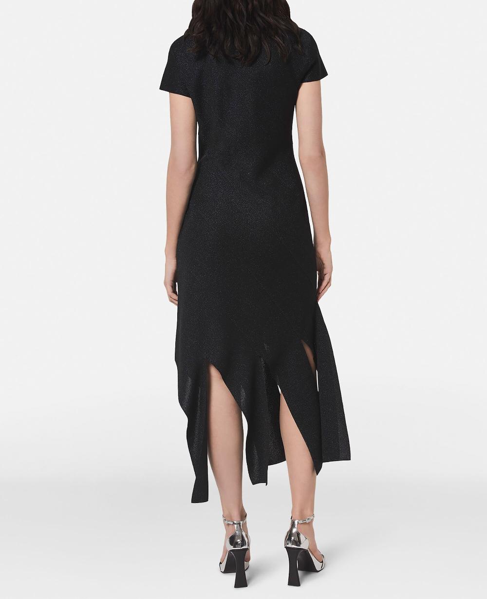 Stella Lurex Rib Knit Midi Dress