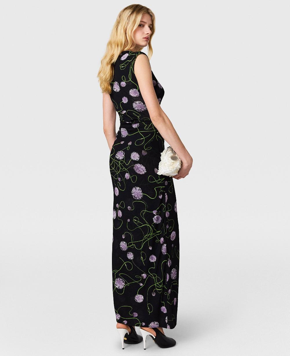Stella Mesh Twisted Floral Dress