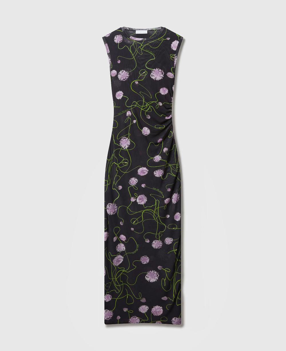 stella Mesh Twisted Floral Dress