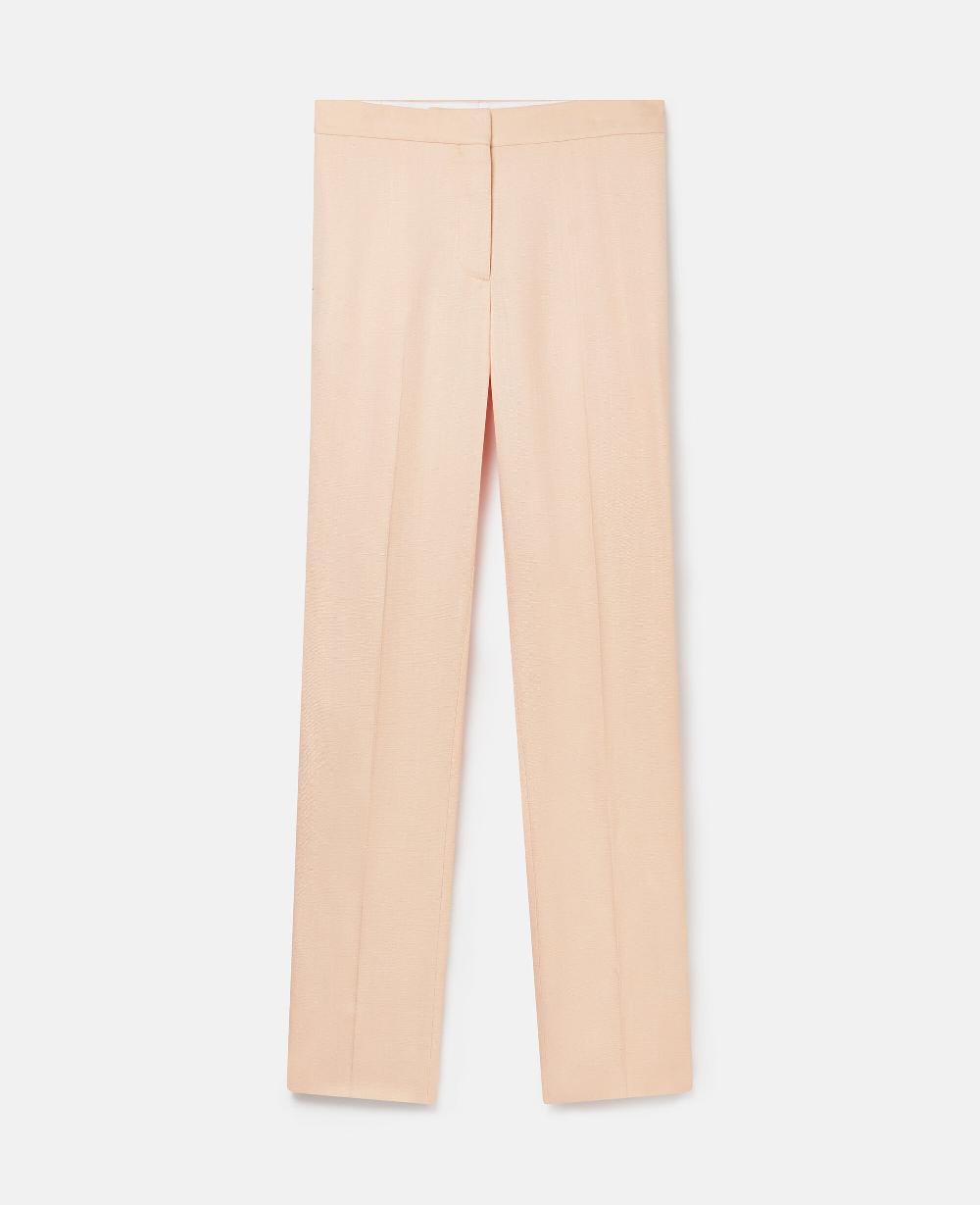 stella Mid-Rise Straight-Leg Trousers