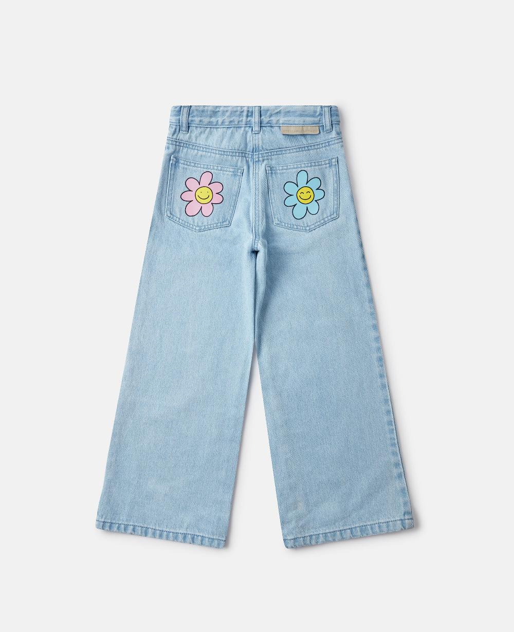 Stella Mid-Rise Wide-Leg Denim Jeans