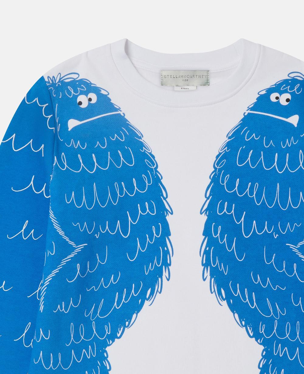 Stella Monster Graphic Crewneck Sweatshirt