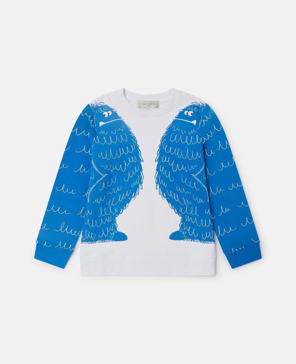 stella Monster Graphic Crewneck Sweatshirt