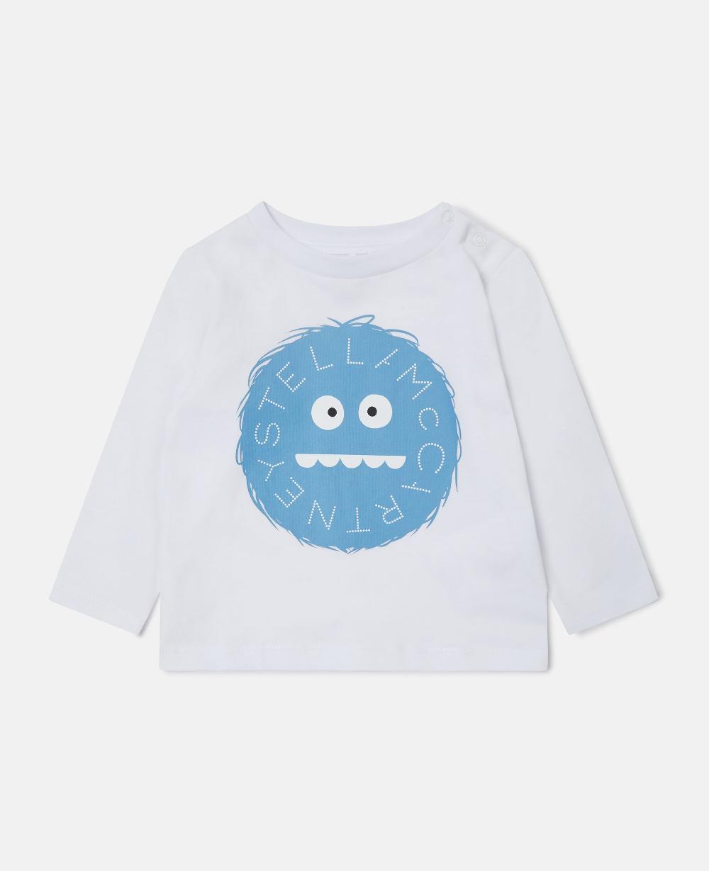 stella Monster Graphic Long-Sleeve Top