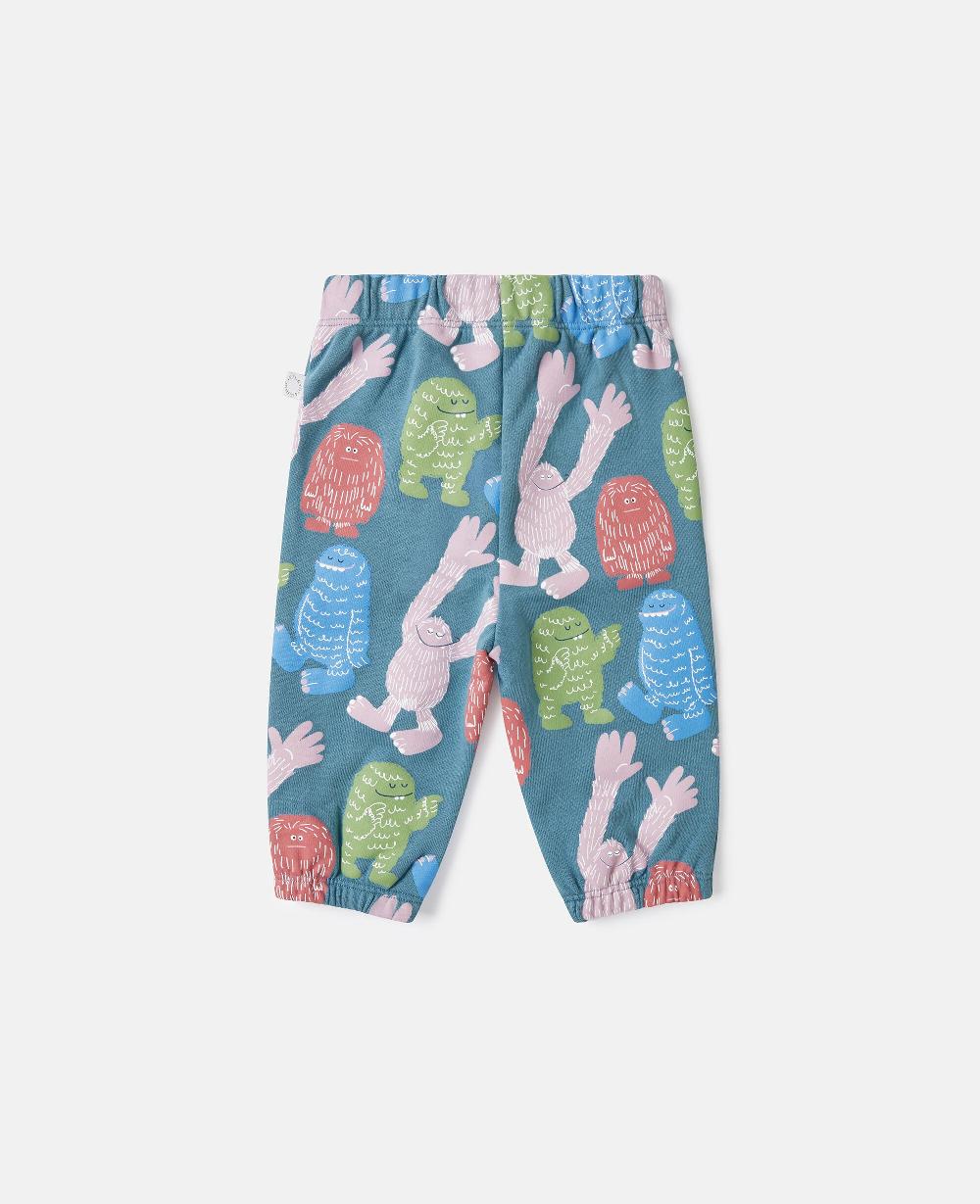 Stella Monster Print Drawstring Sweatpants
