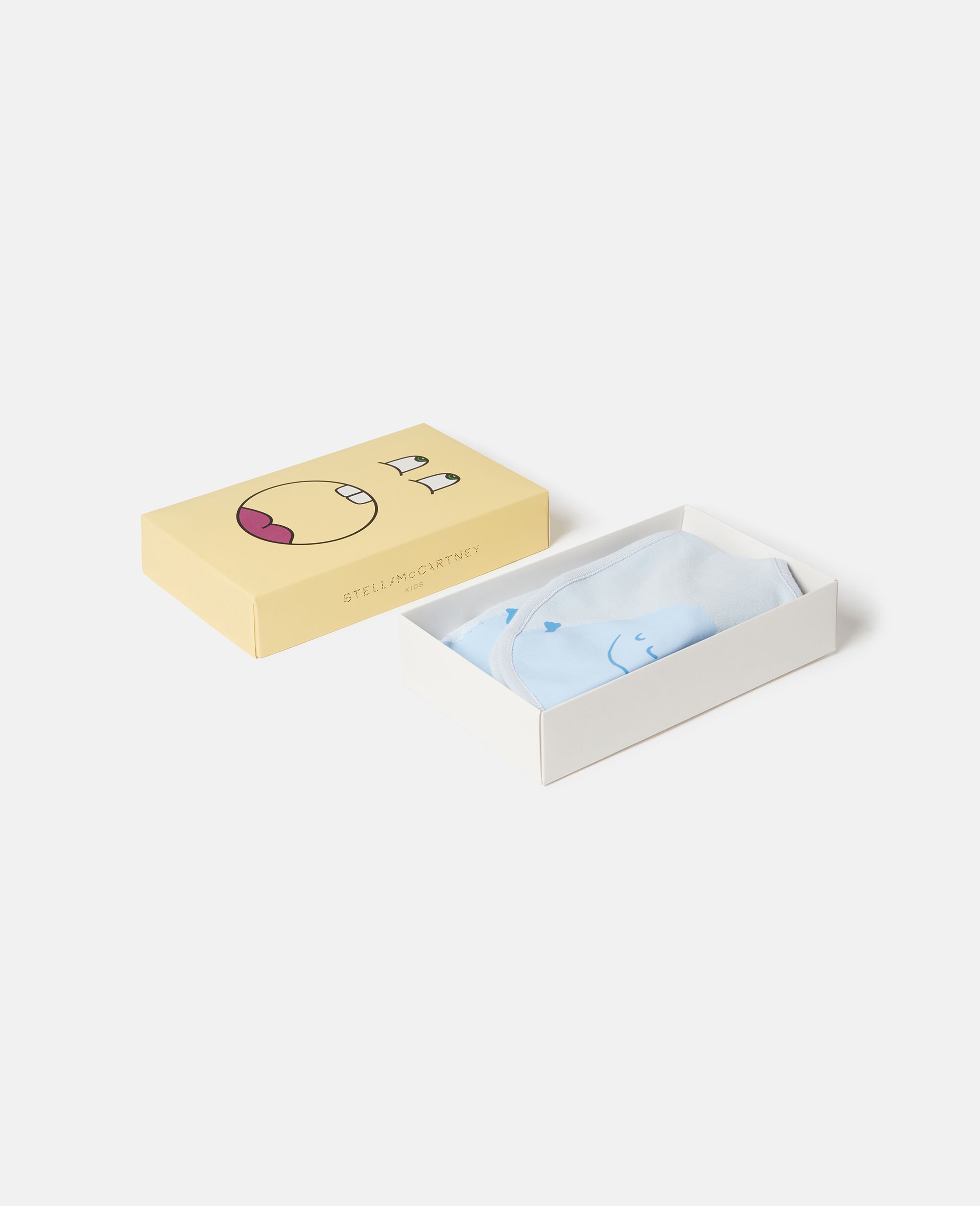 Stella Monster Printed Bib And Romper Set