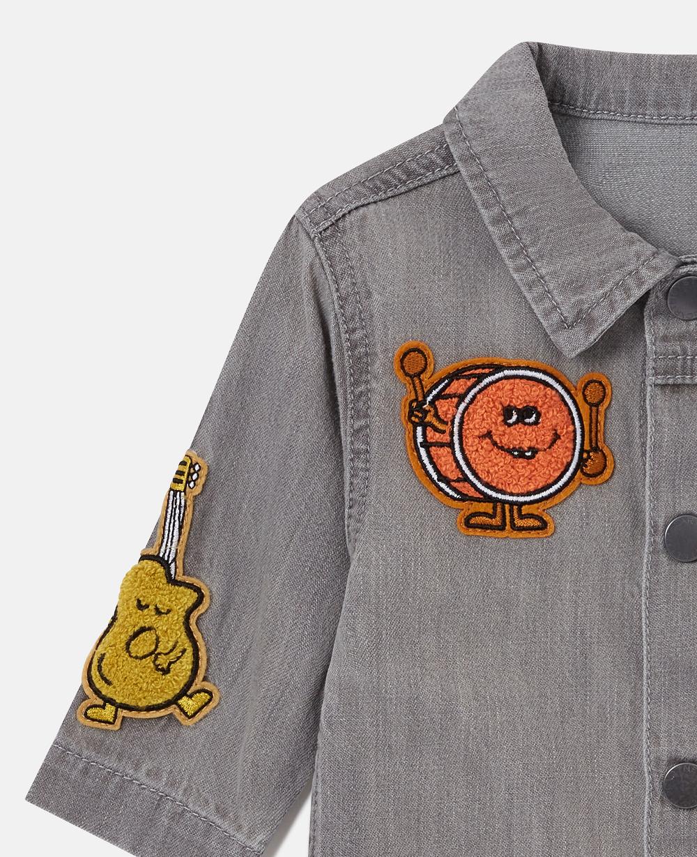 Stella Music Graphic Embroidered Denim Jacket