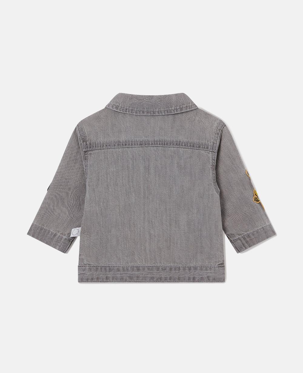 Stella Music Graphic Embroidered Denim Jacket