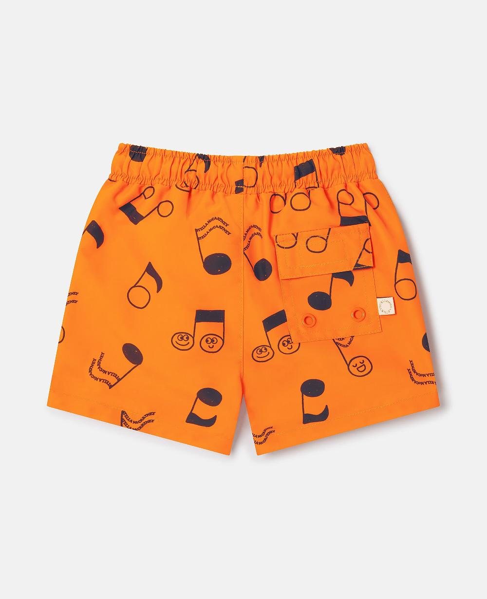 stella Music Notes Print Swim Shorts