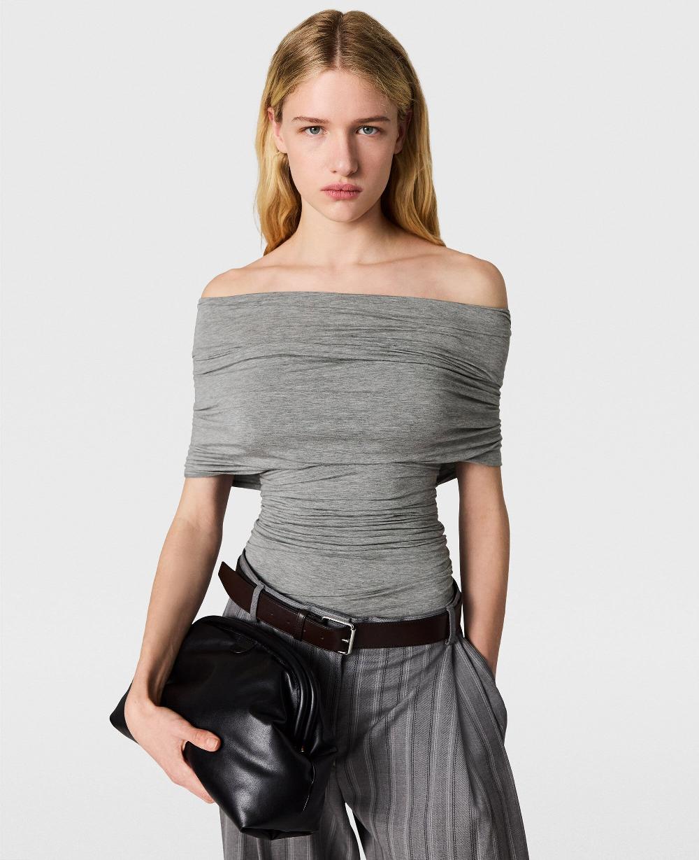 Stella One Shoulder Twisted Wrap Top