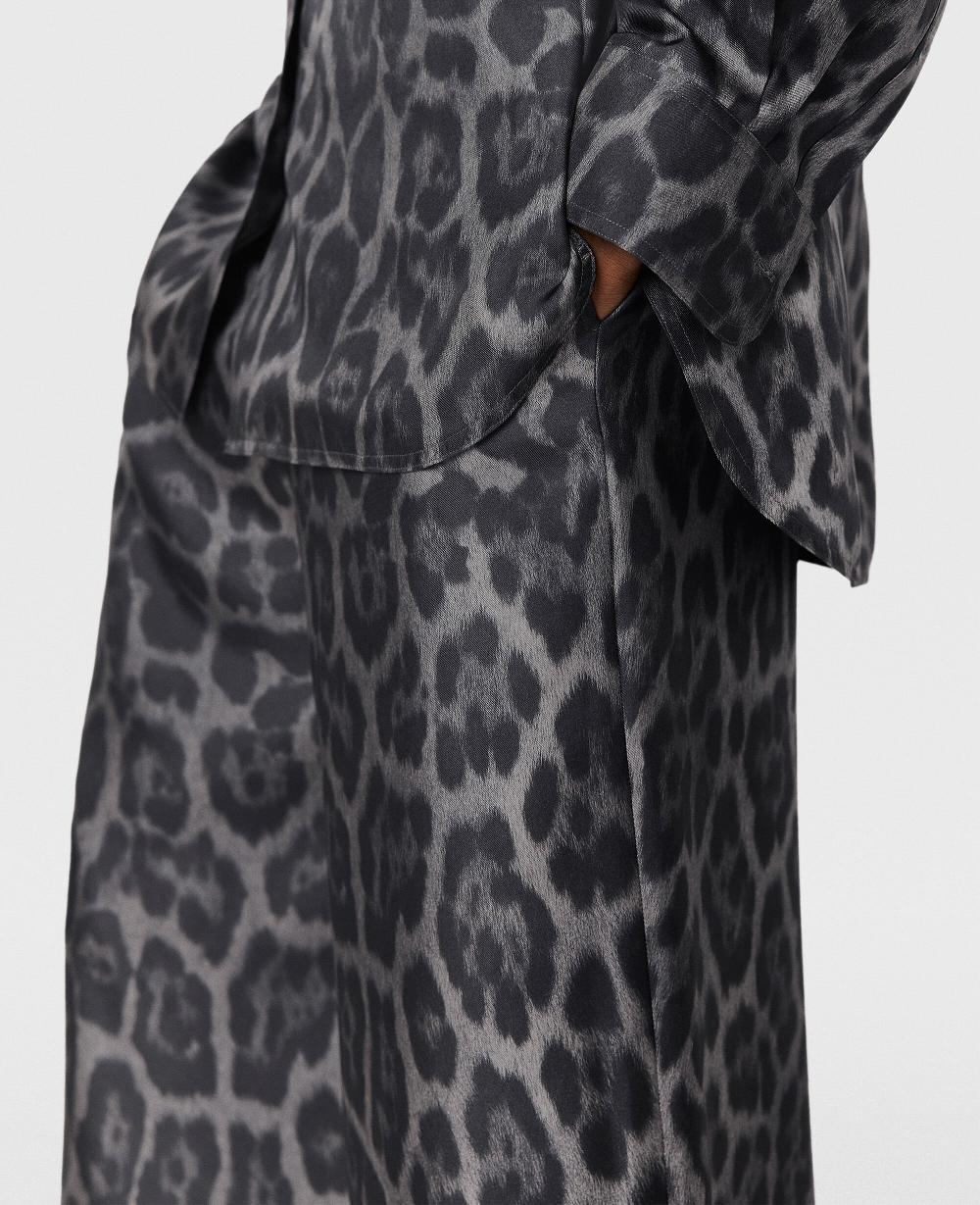 Stella Oversized Drawstring Leopard Print Pants