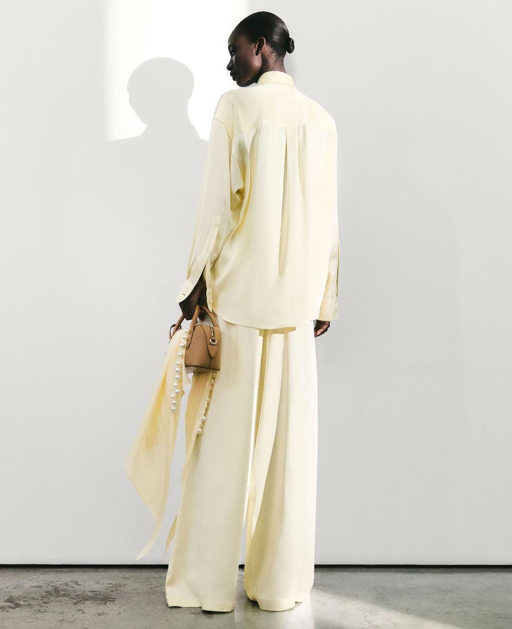 Stella Oversized Drawstring Satin Pants