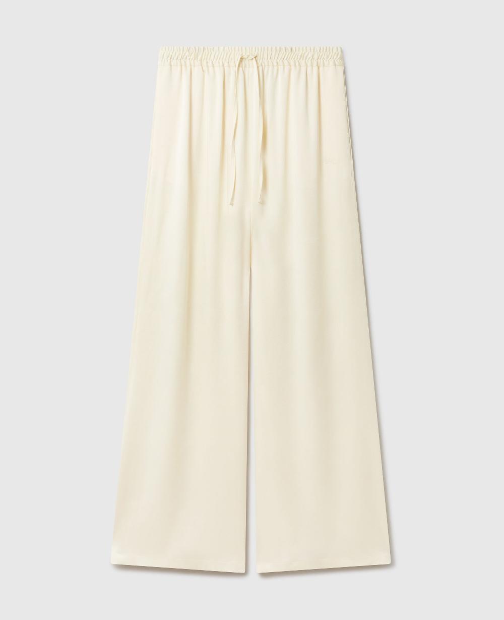 stella Oversized Drawstring Satin Pants