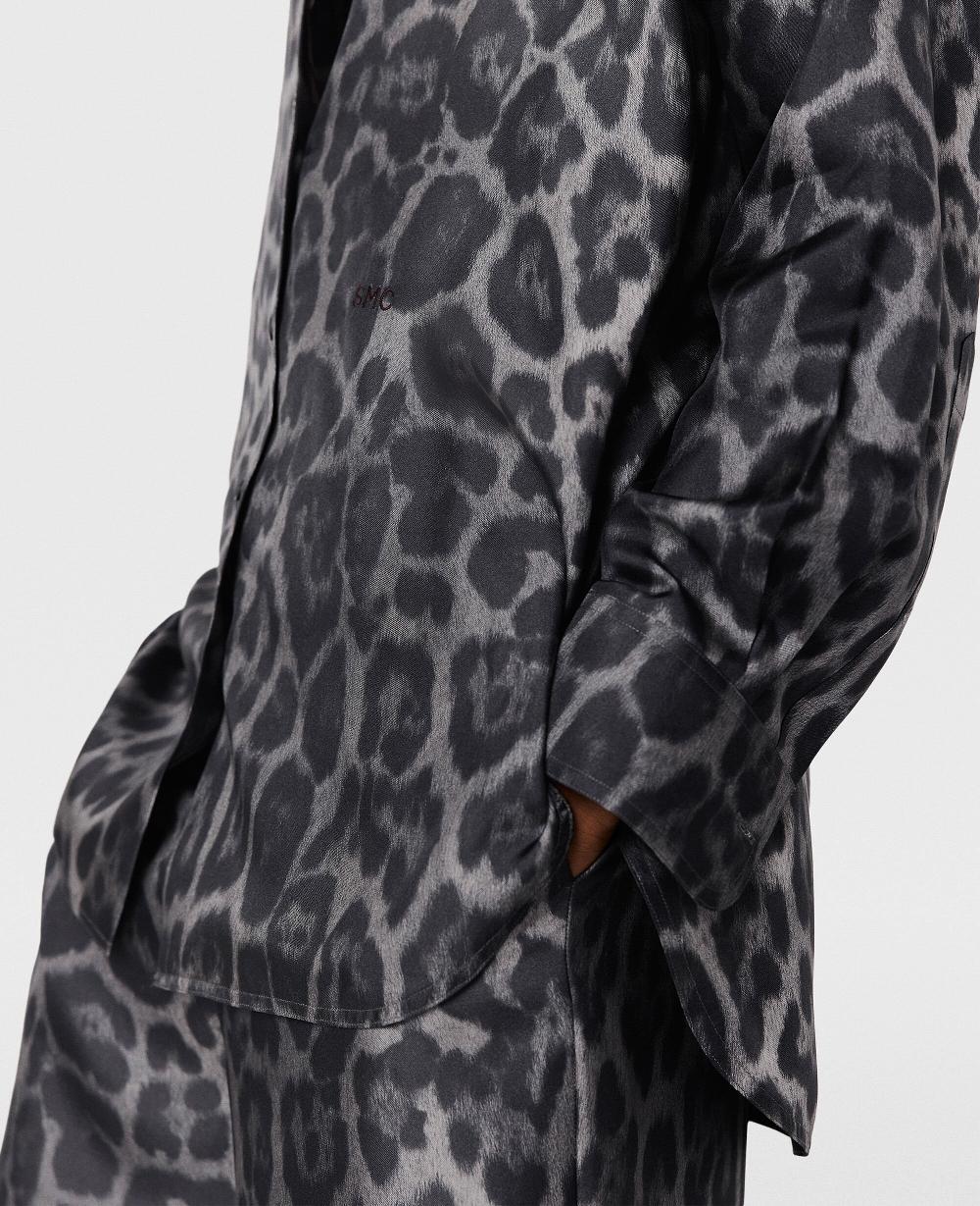 Stella Oversized Leopard Print Shirt