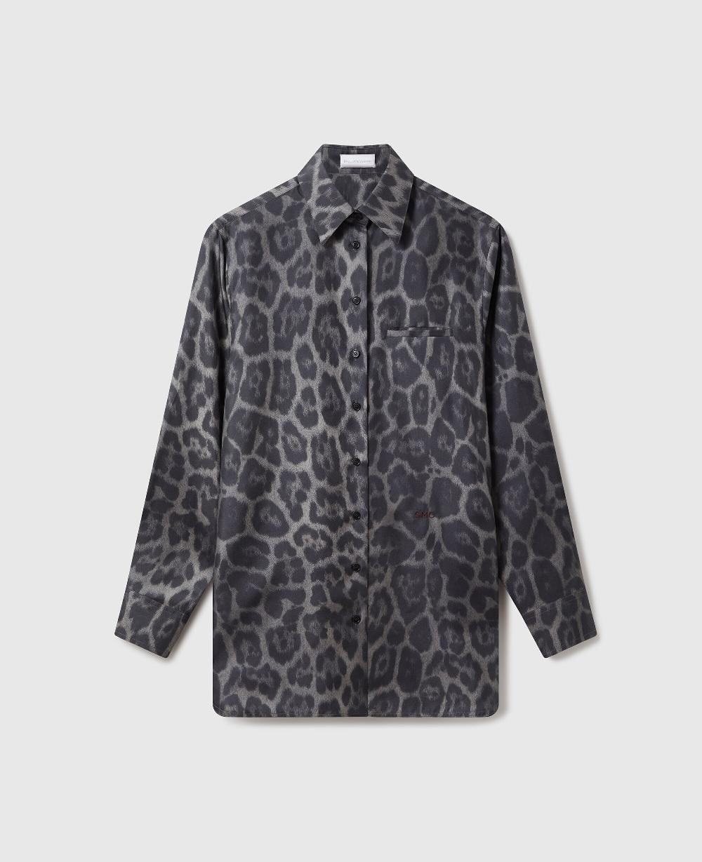 stella Oversized Leopard Print Shirt
