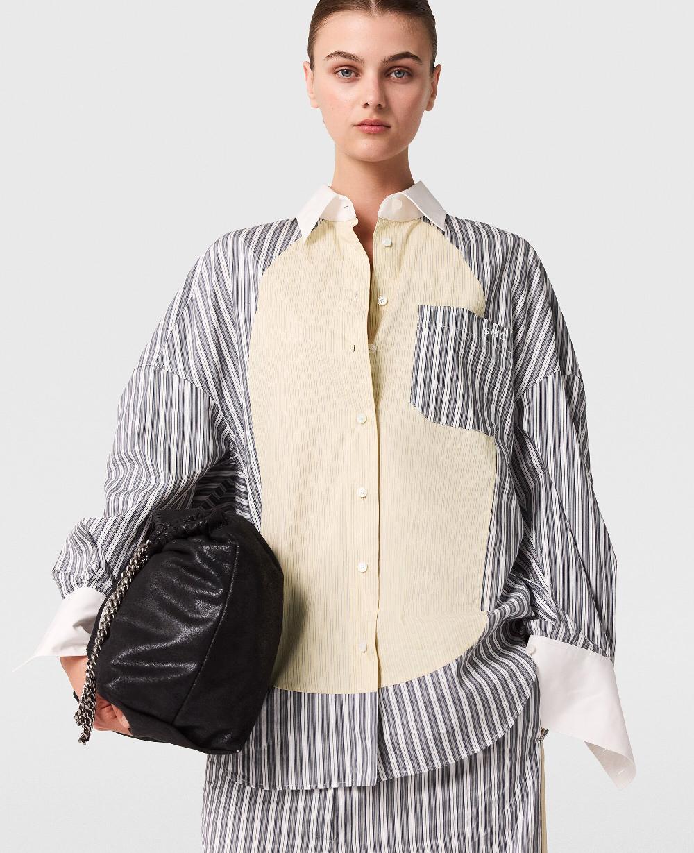 Stella Oversized Mixed Stripe Shirt