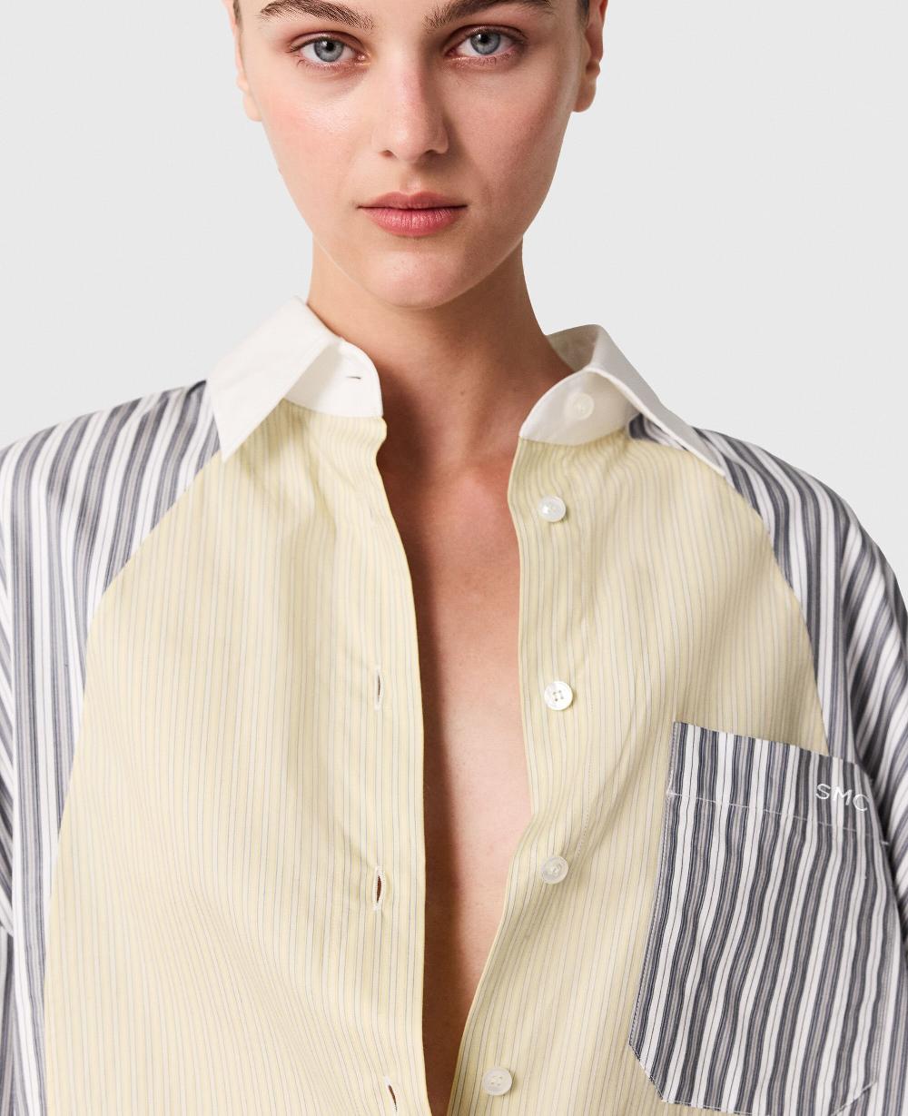Stella Oversized Mixed Stripe Shirt
